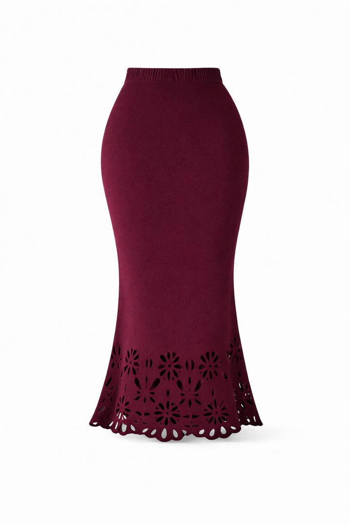High Waist Elegant Pencil Midi Skirt