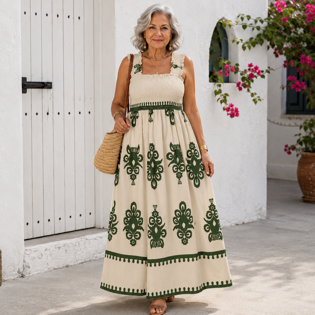 Women's Smocked Maxi Dress