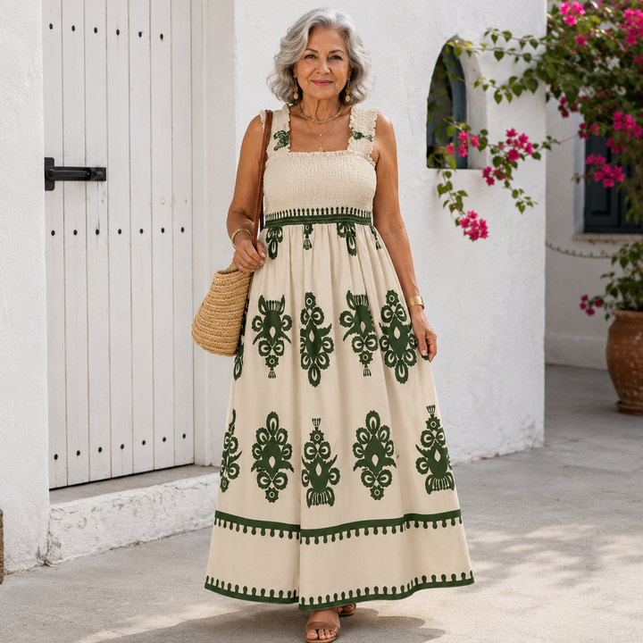 Women's Smocked Maxi Dress