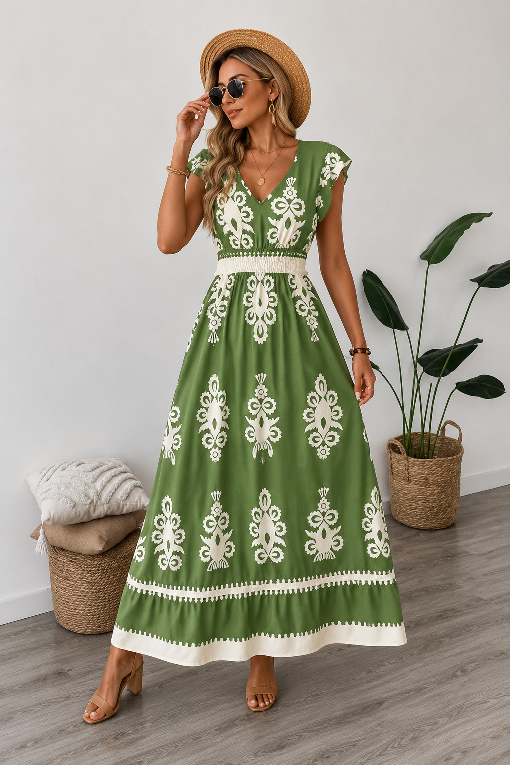 Isabella | Riviera Charm Maxi Dress