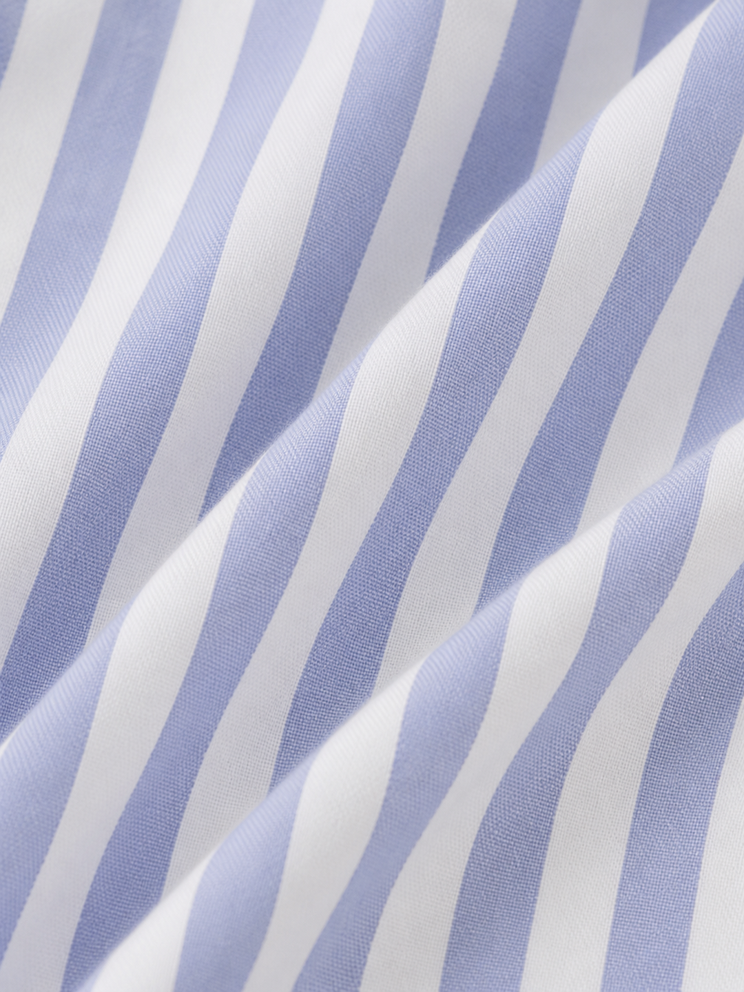 Oversized  Striped Button Down Shirt – 3/4 Sleeve Relaxed Fit