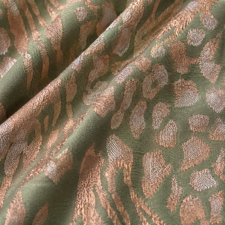 Women's Animal Print Twist Front Maxi Dress