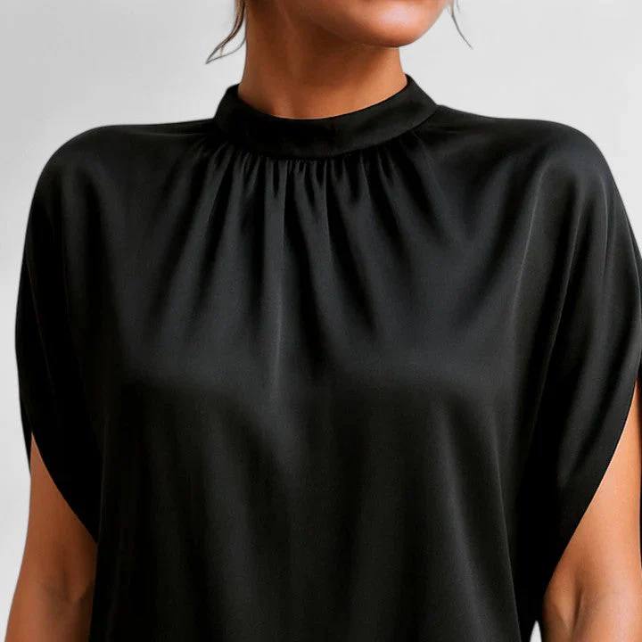 Women's High Neck Sleeveless Mini Dress