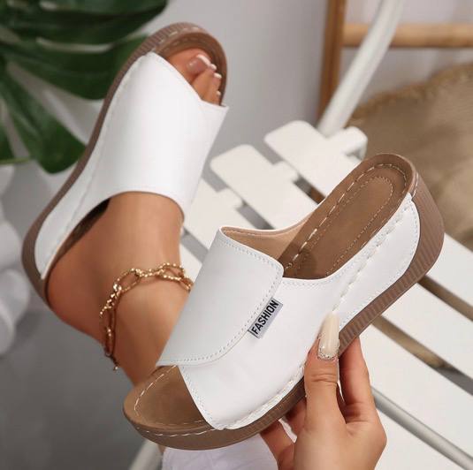 Women's Orthopedic Slip On Wedge Sandals