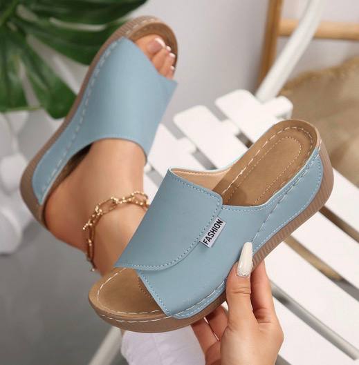 Women's Orthopedic Slip On Wedge Sandals