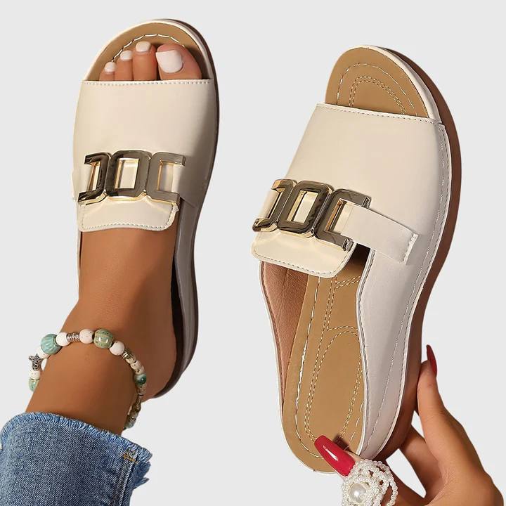 Women's Orthopedic Comfort Slip-On Sandals with Arch Support