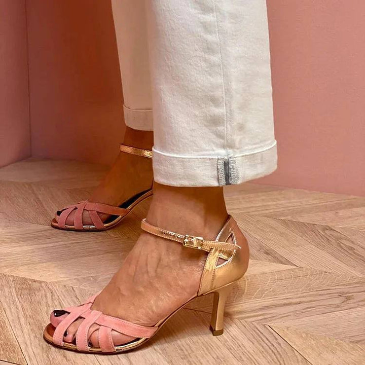 Women's Strappy Open-Toe Heel Sandals