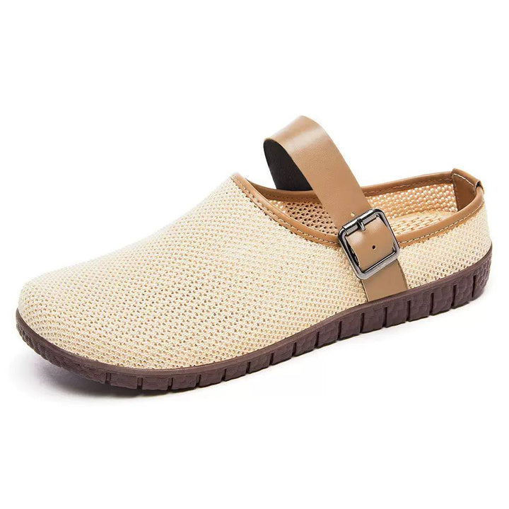 Women's Breathable Mesh Mary Jane Comfort Clogs