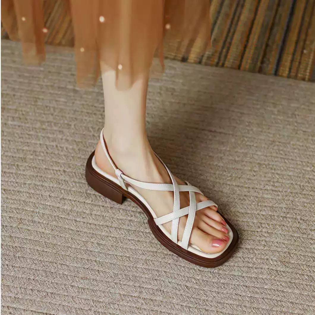 Women's Criss Cross Flat Sandals
