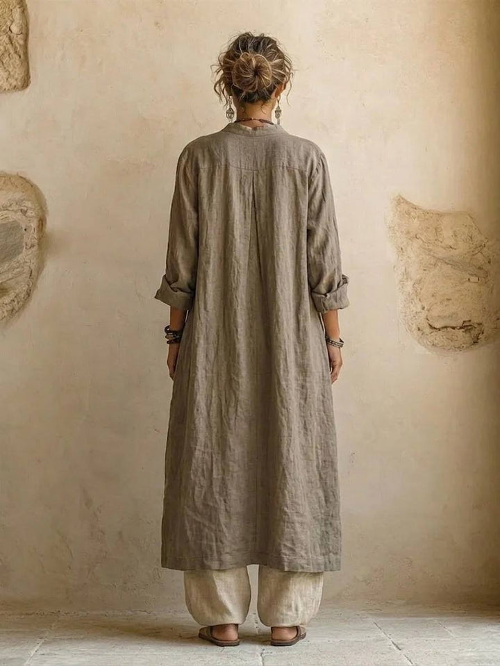 Women's Boho Cardigan & Wide Leg Trousers Set